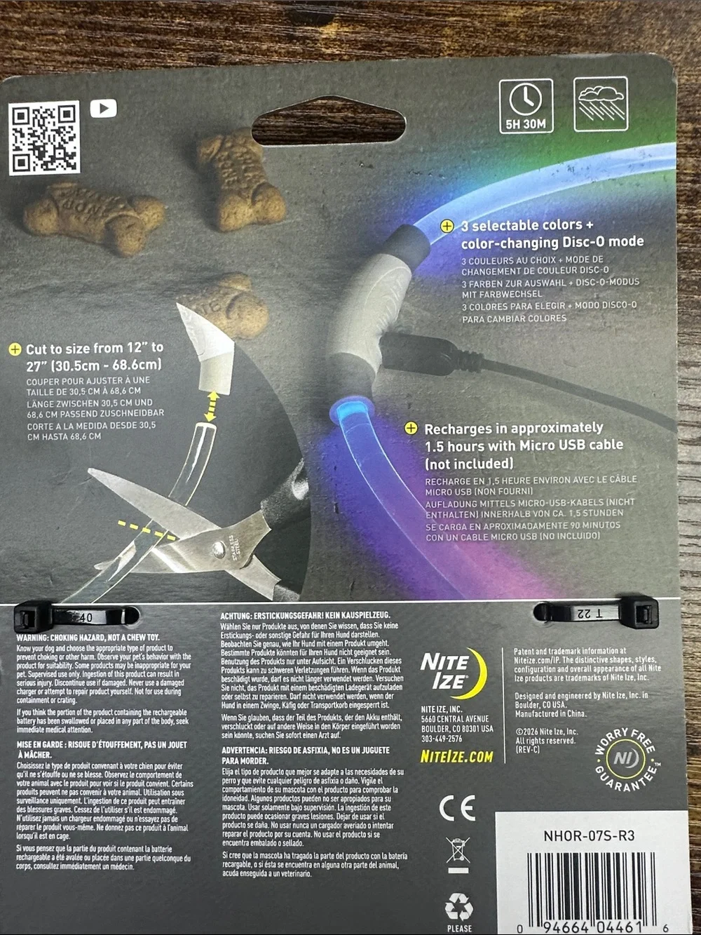 Nitehowl rechargeable led